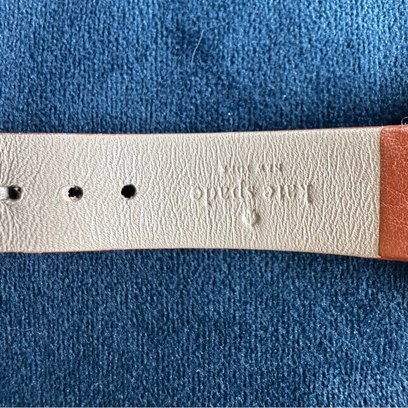 Kate Spade Metro Moon Phase Watch- luggage leather strap - needs battery